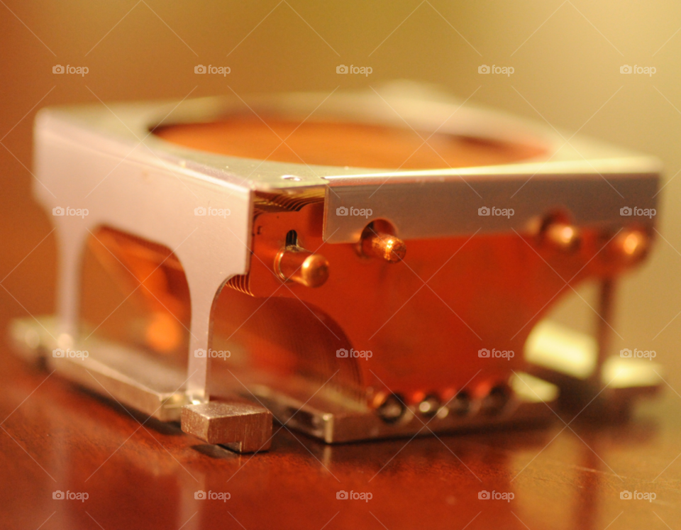 desktop computer pc heat by lightanddrawing