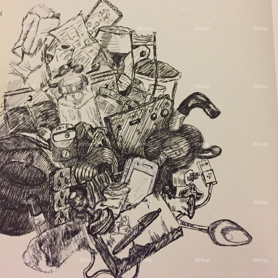 Sketch of garbage 