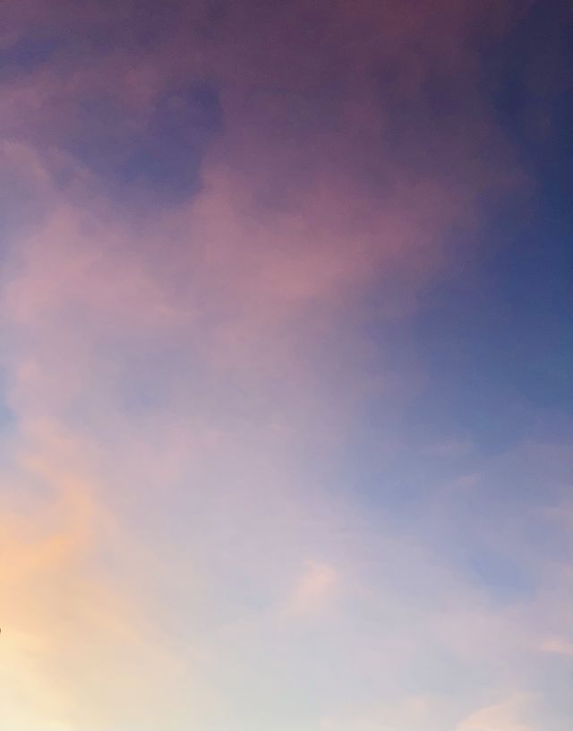 The colorful sky