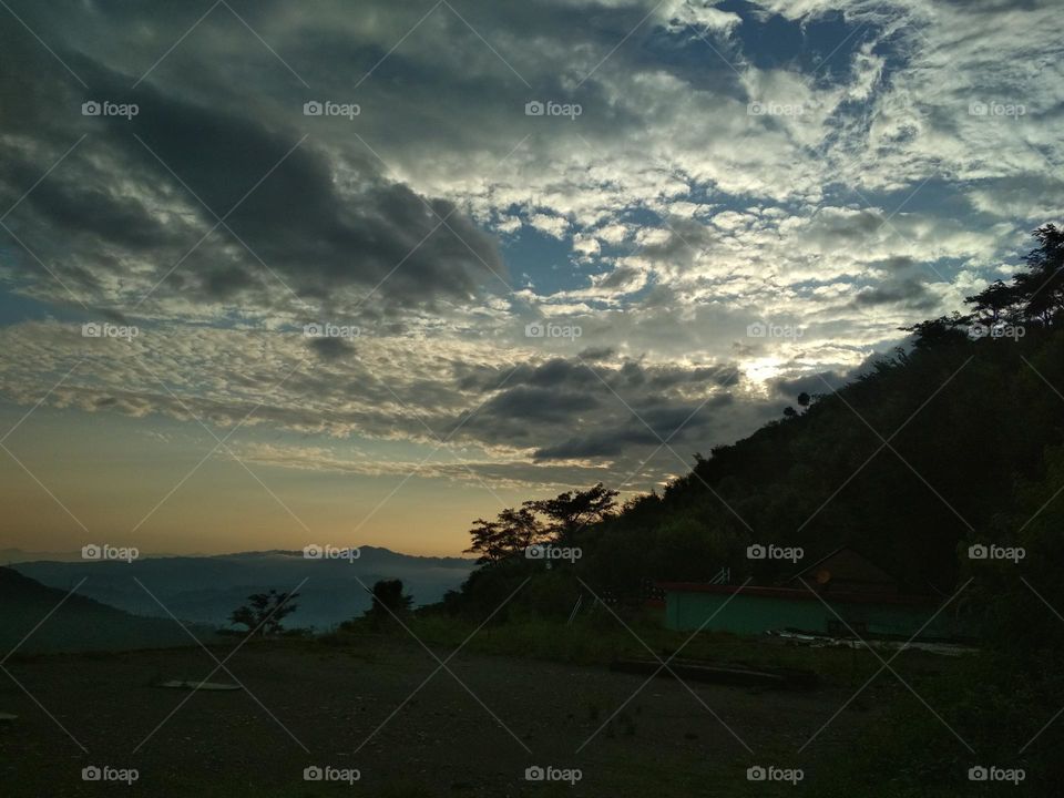 beautiful sky  and clouds.