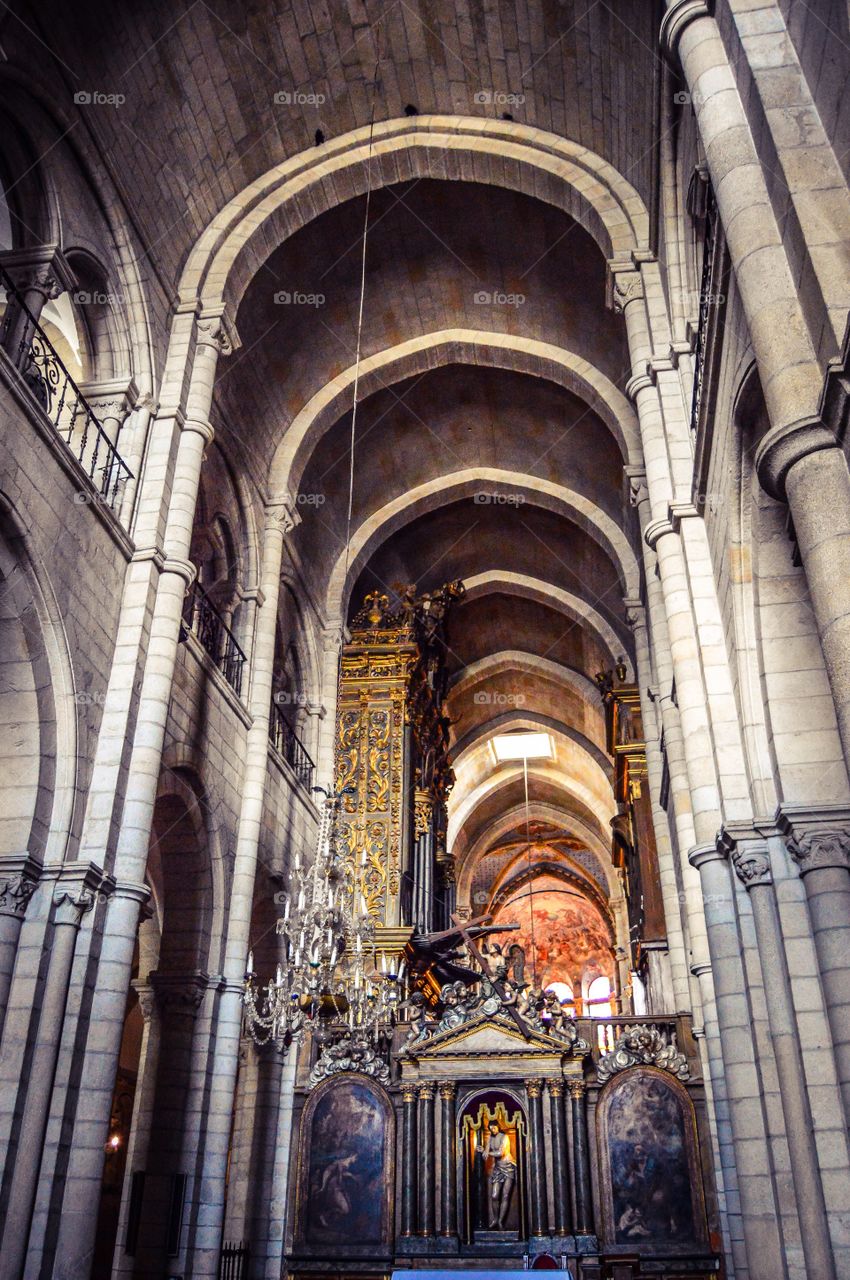 Interior de la Catedral de Santa María de Lugo (Lugo - Spain)