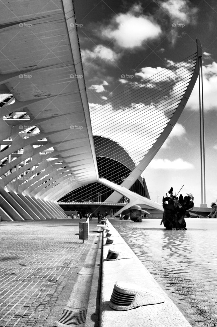 Valencia in black and white