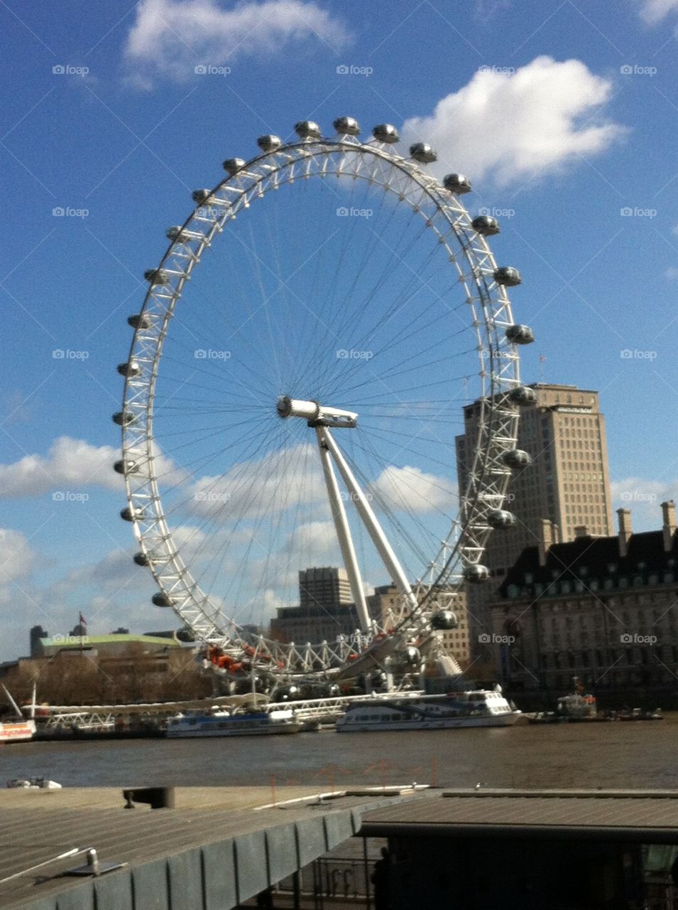London Eye. Millenium Wheel London Eye