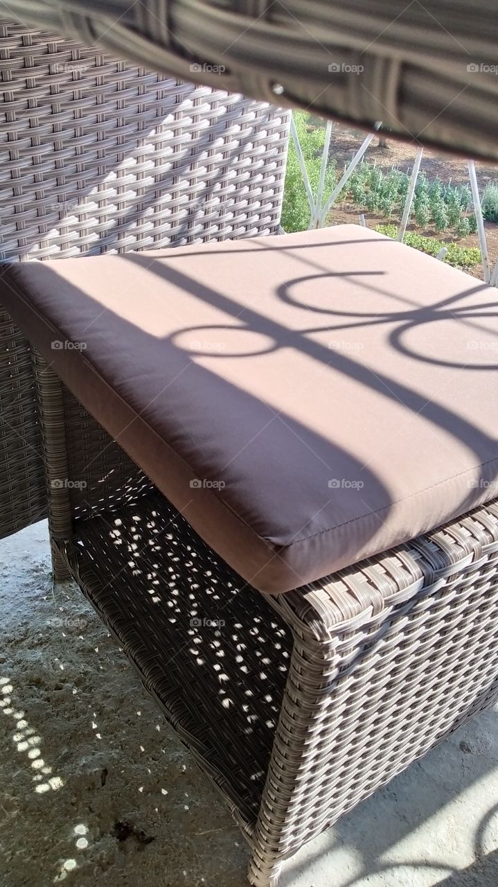 shadows on the balcony