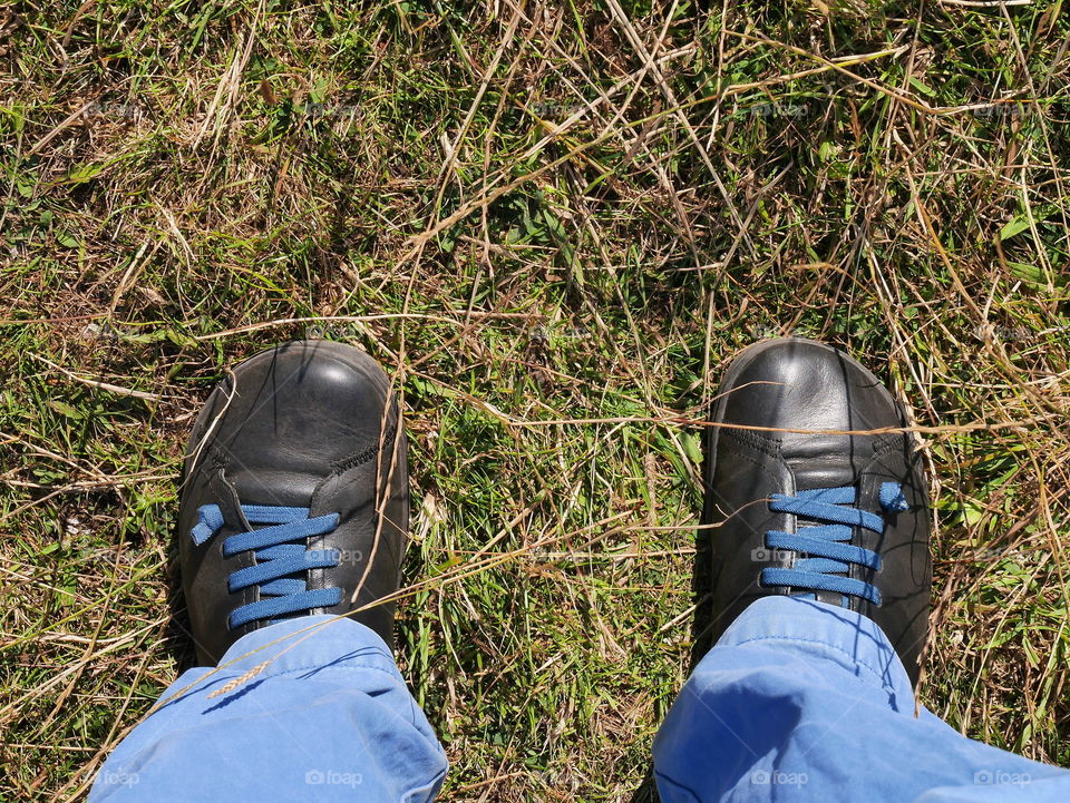 My shoes in Scotland
