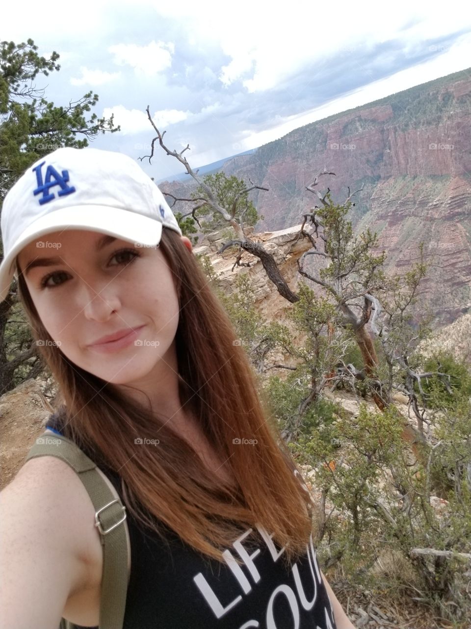 Me on a cliff at the Grand Canyon 🌻 vacation wow