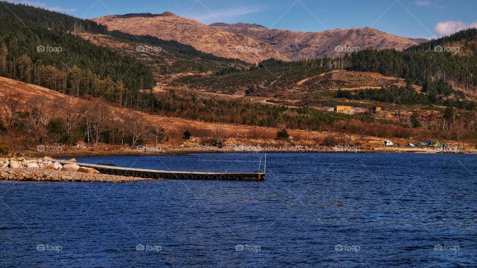 Pier in the highlands