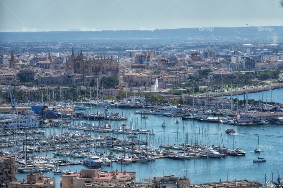 Palma de Mallorca desde el Castell de Bellver (Palma de Mallorca - Spain)