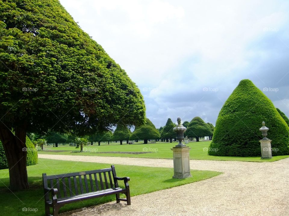 Hampton Court Palace gardens 