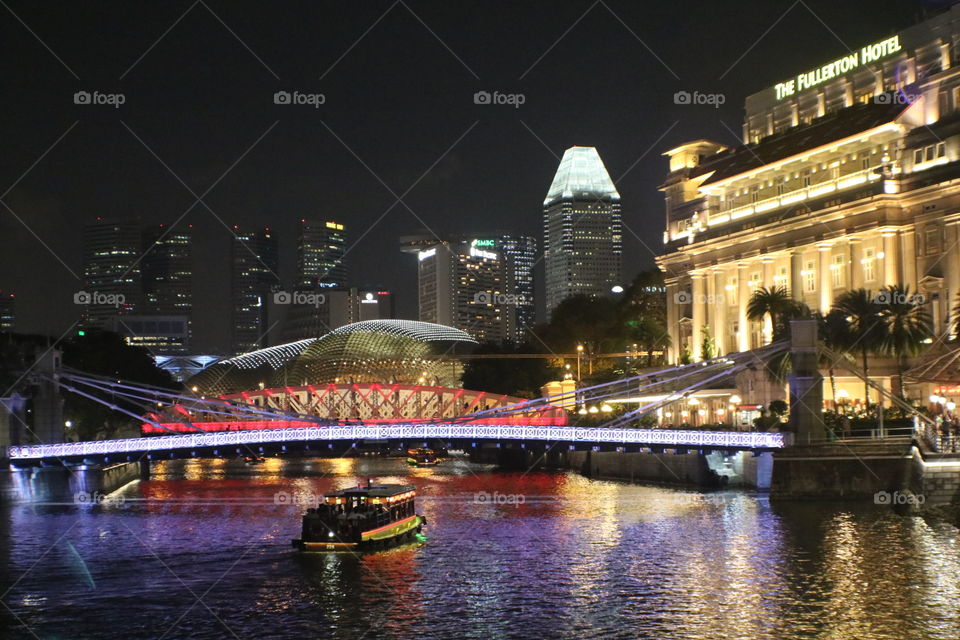 Beautiful Singapore by night - 2018