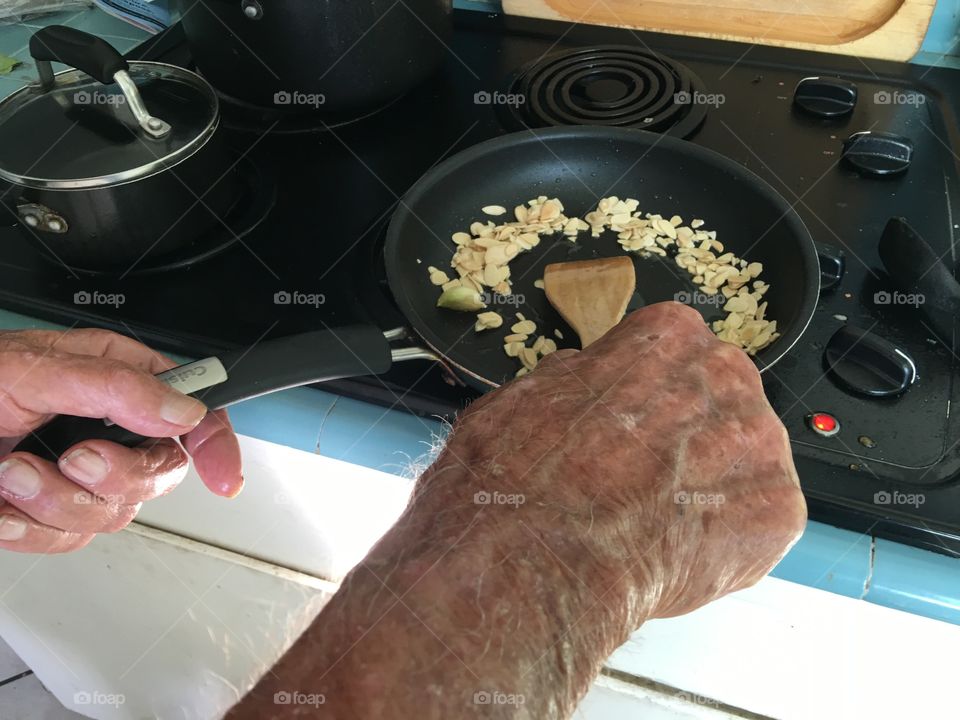 Beginning a dish 