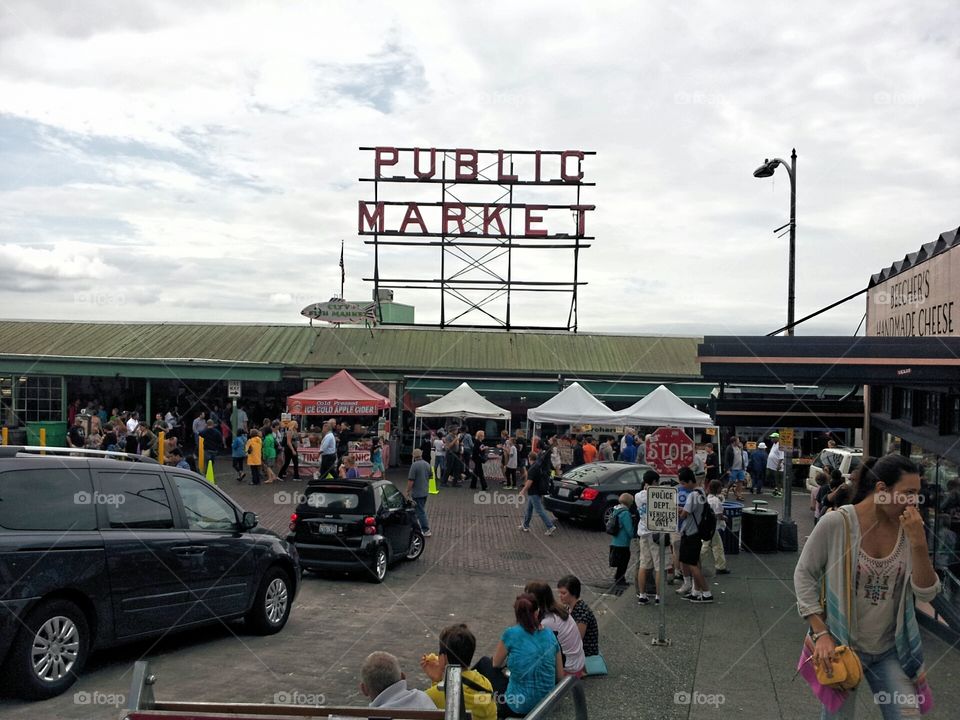 Busy Public Market
