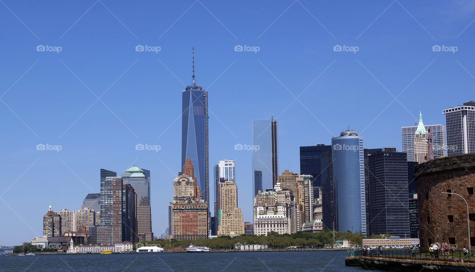 panoramic view of Manhattan
