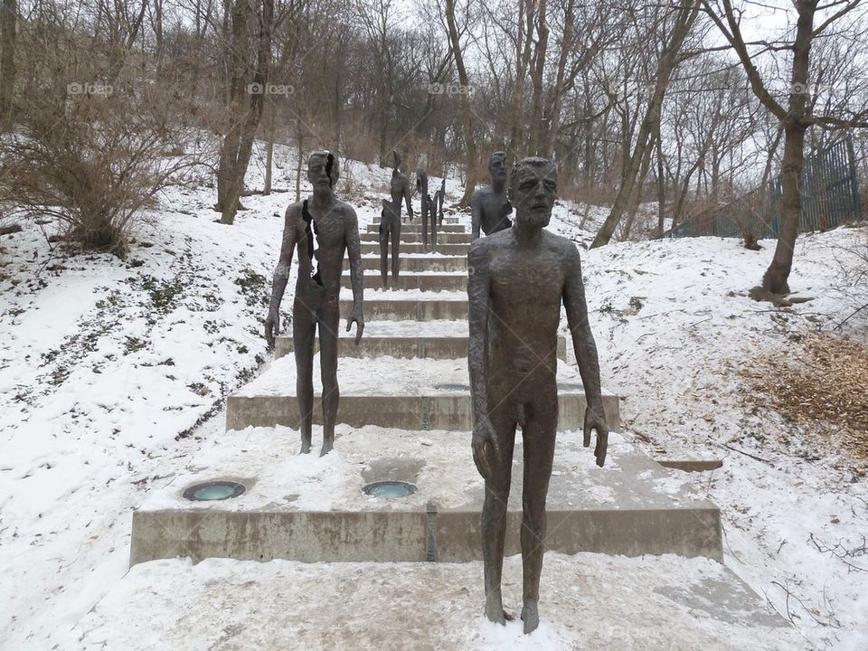 Prague holocaust memorial
