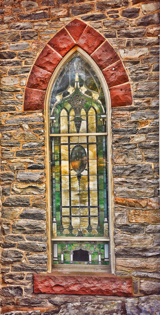 stained glass. church window