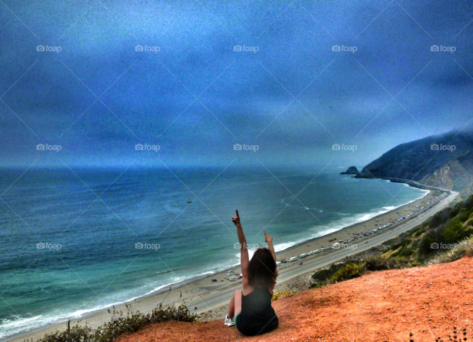 point mugu sky nature woman by analia