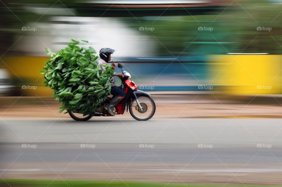 Motorcycle at Banjarbaru, South Borneo, Indonesia