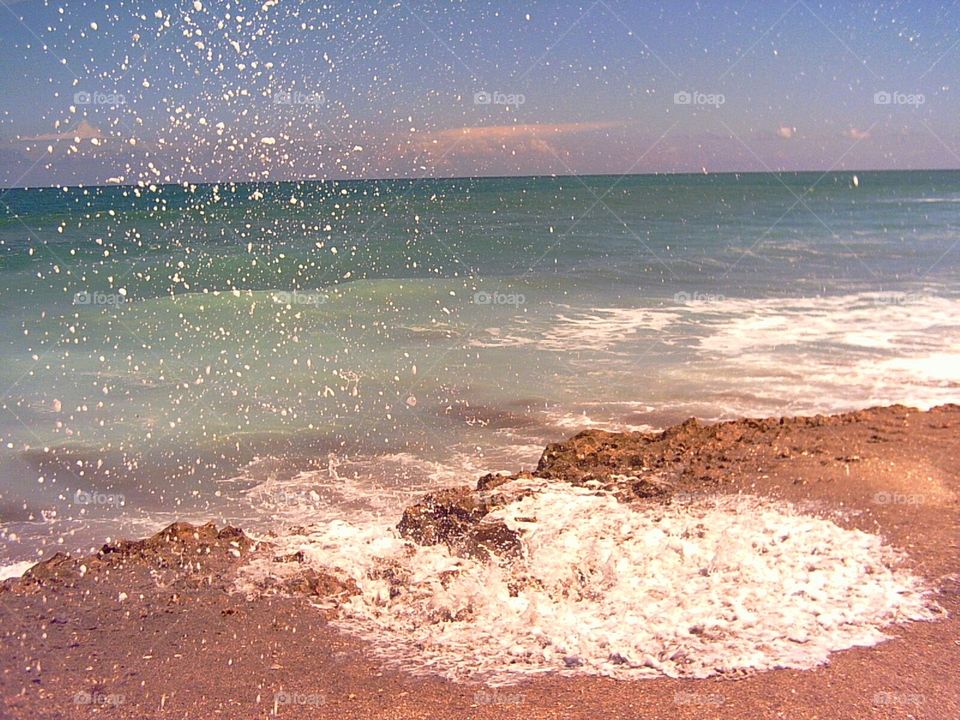 Blowing Rocks. Blowing Rocks Jupiter Florida