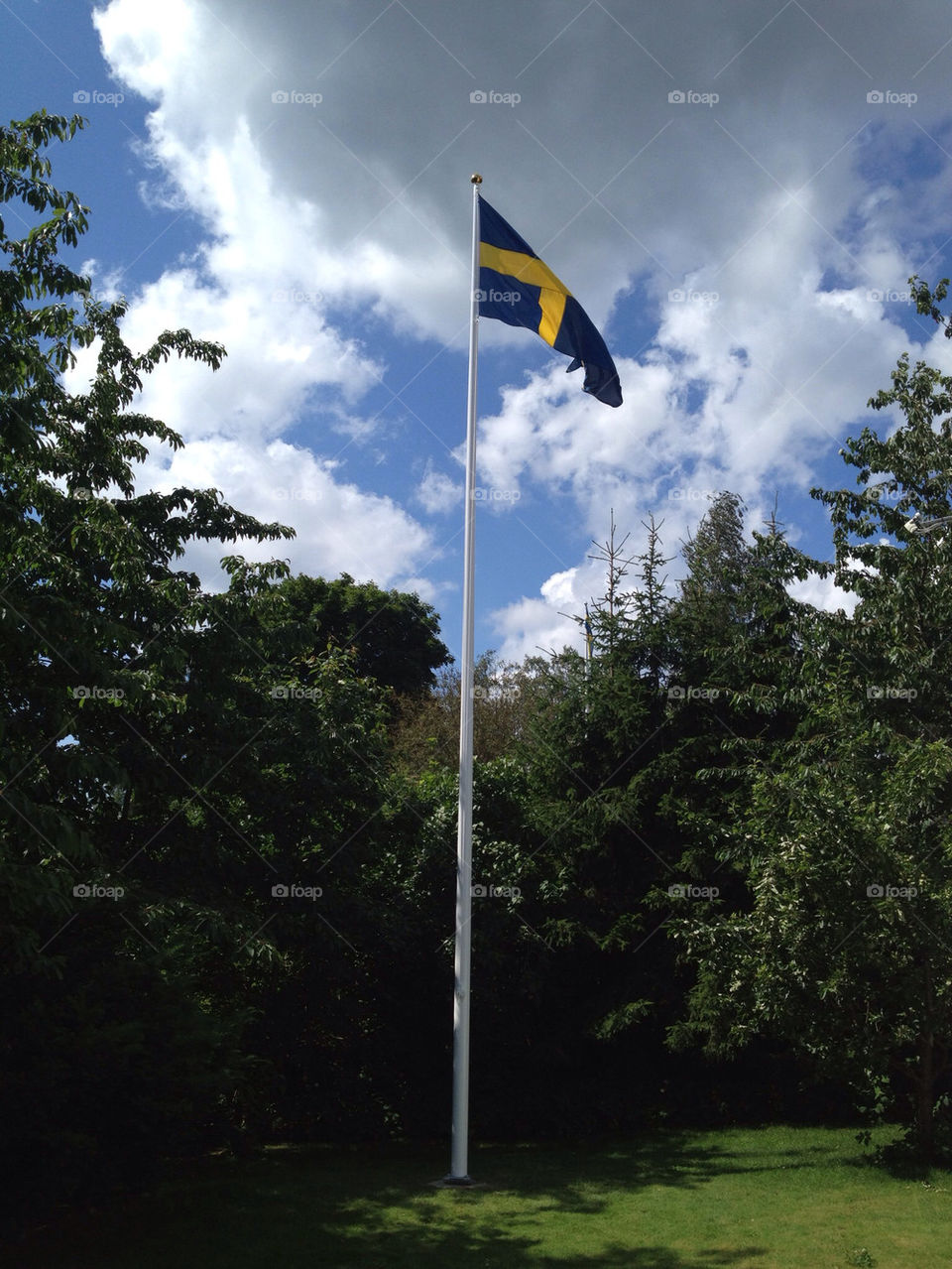 sweden sverige flag täby by ronnestam