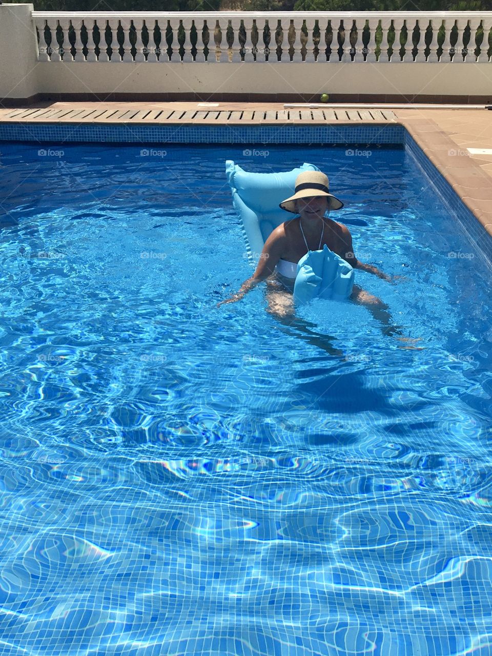 Chilling in Swimming pool