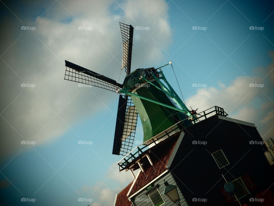 lone windmill. somewhere in Holland