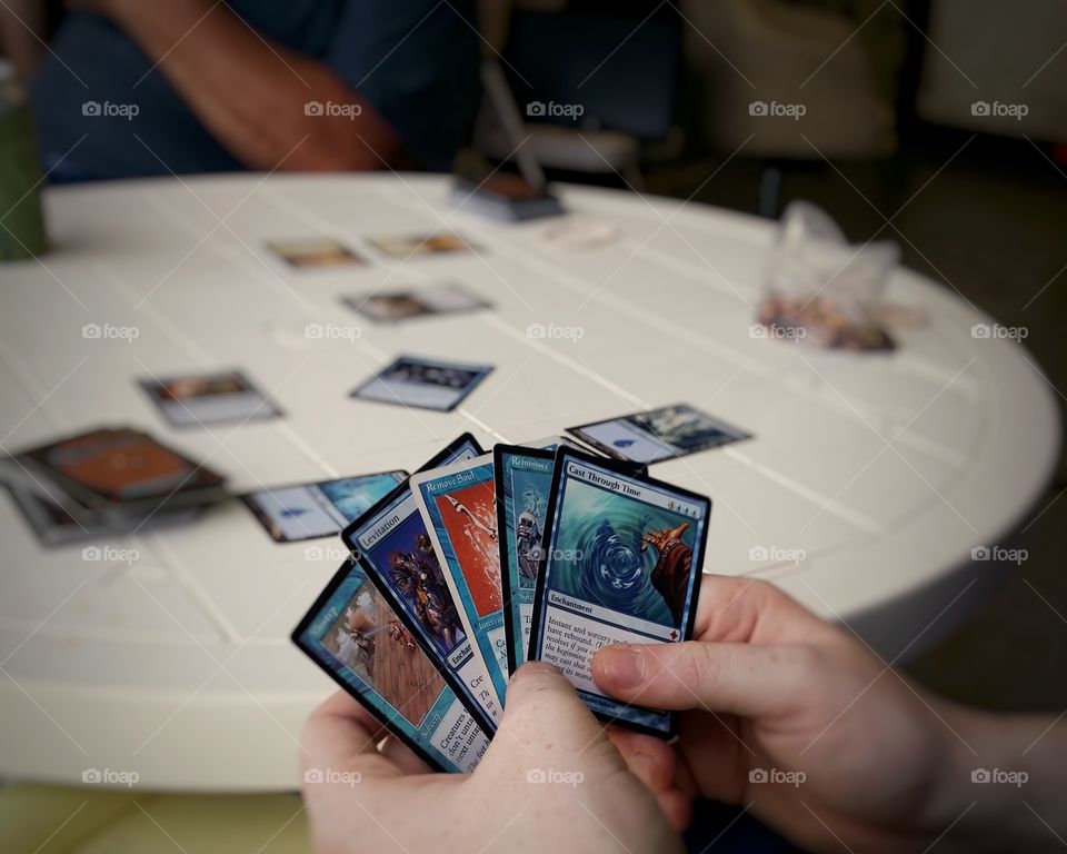 Playing Magic the Gathering Across a Table