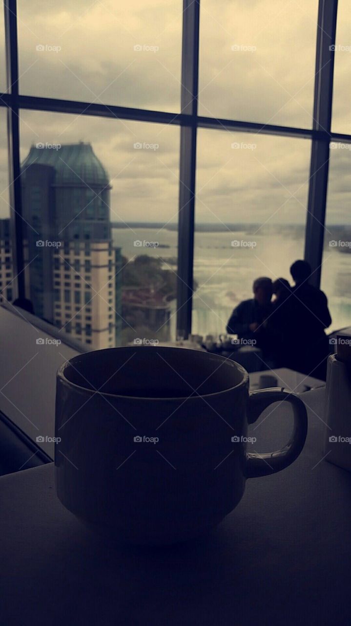 Morning tea with a view 