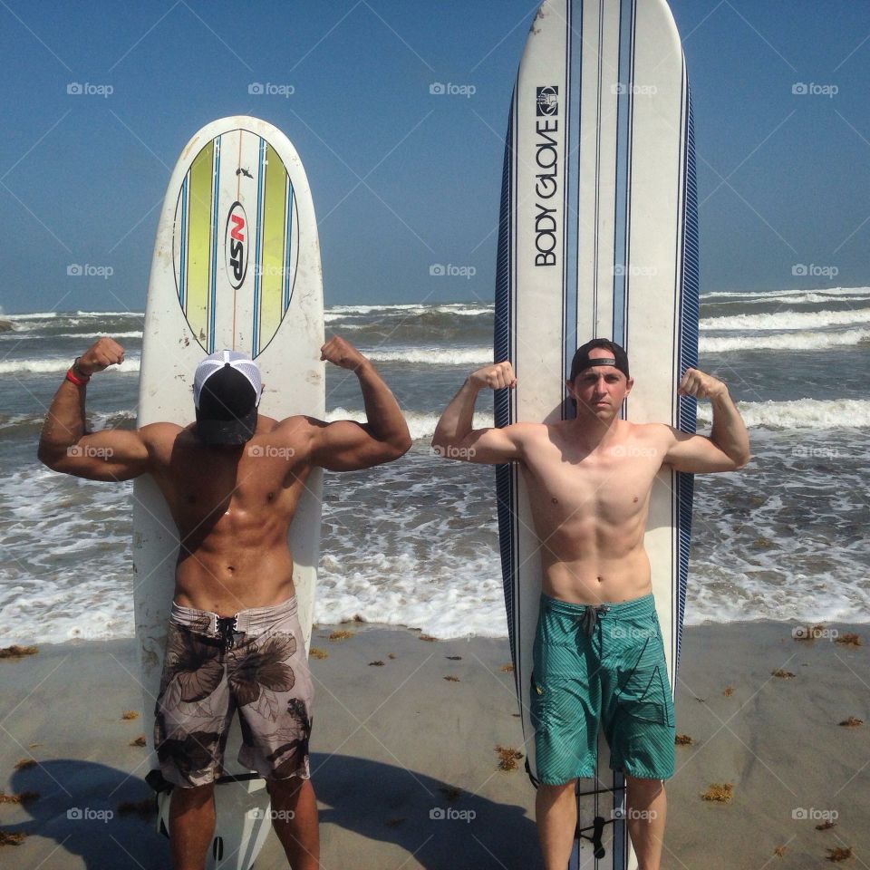 Beach day with my bro!