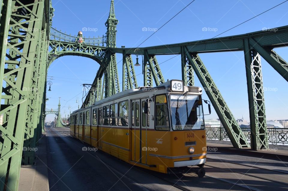 Transport system in Budapest Hungary 