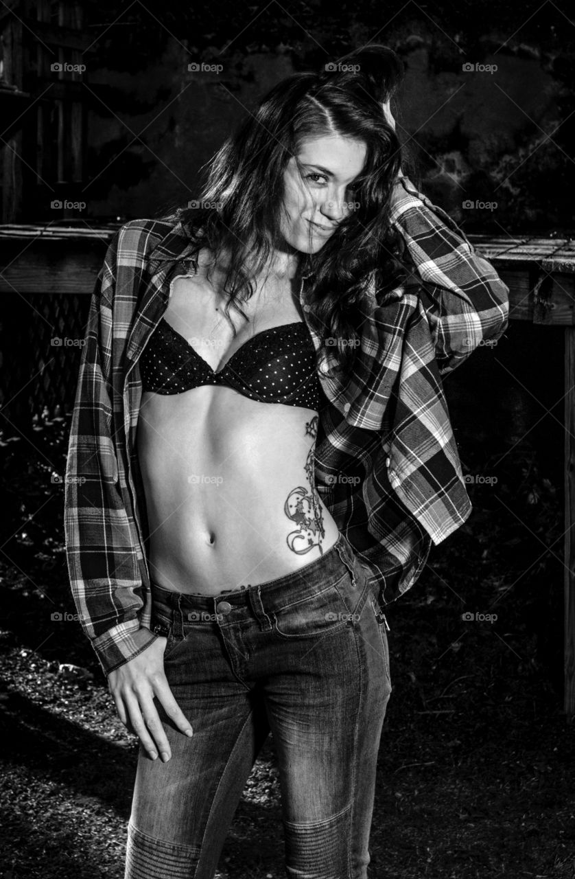 Preview from Collection Set Shoot "Plaid & White" featuring the amazing and beautiful, Skylar V.
