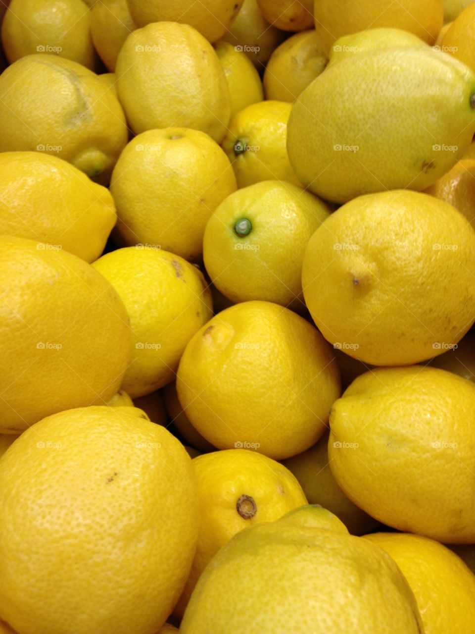 Lemony yellow. Lemons
