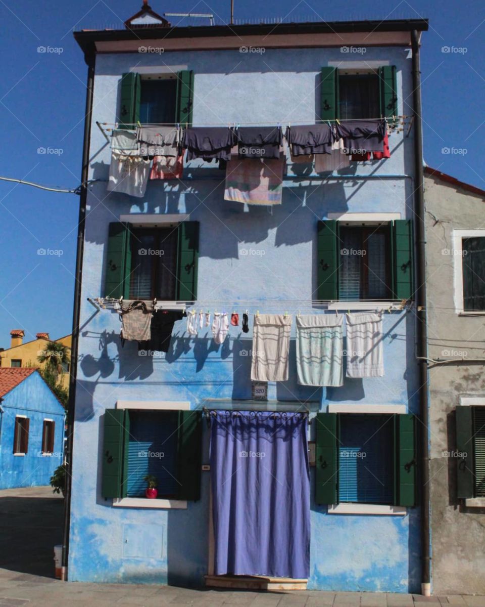 streetview in Venice, beautiful colours
