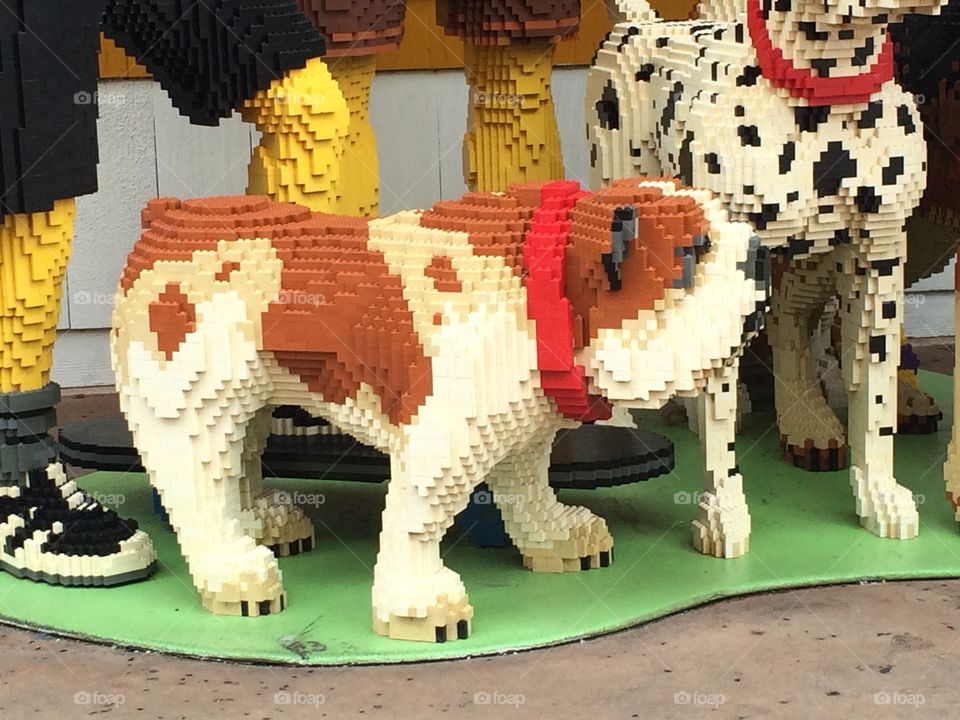 Lego bulldog