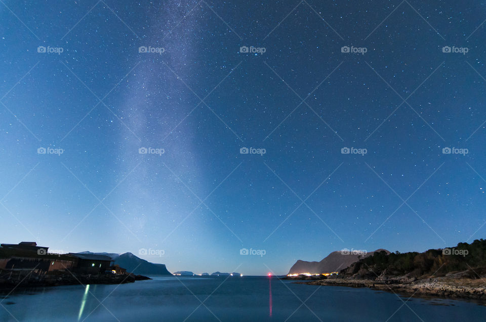 Moon, Sky, Water, No Person, Sea