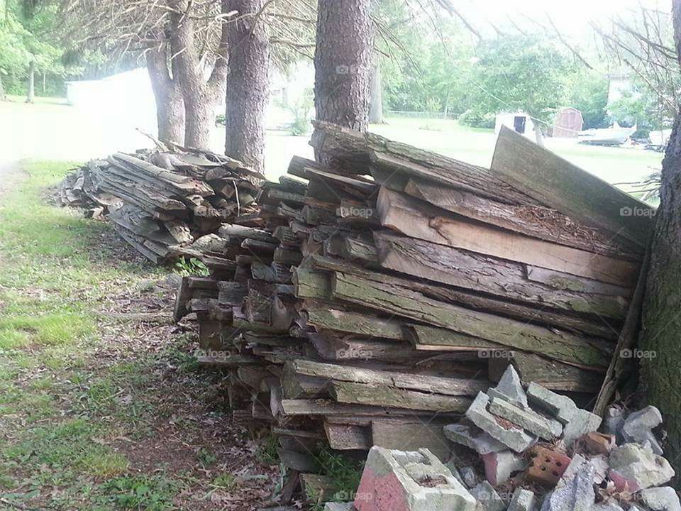 Wood logs furnace