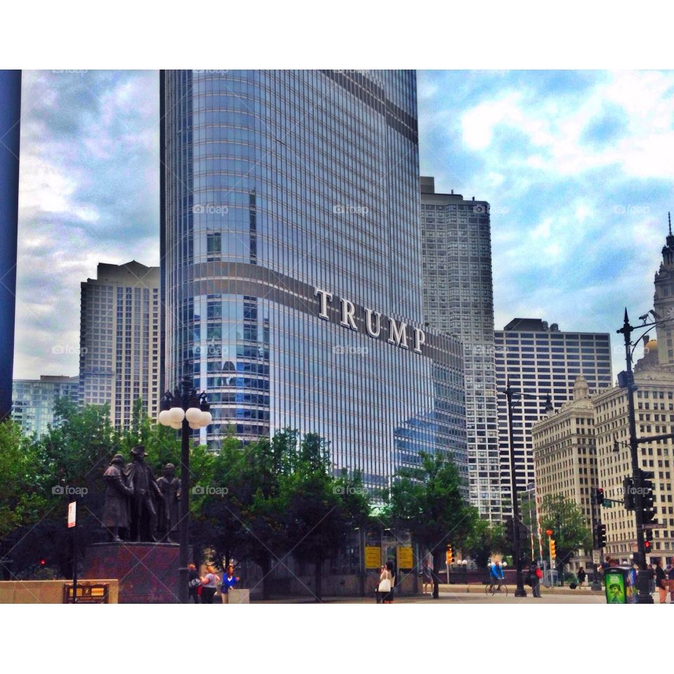 Trump Towers - Dwntwn Chicago. Every entrepreneur's dream is to have some dealing with Trump Towers... Well at least I do.