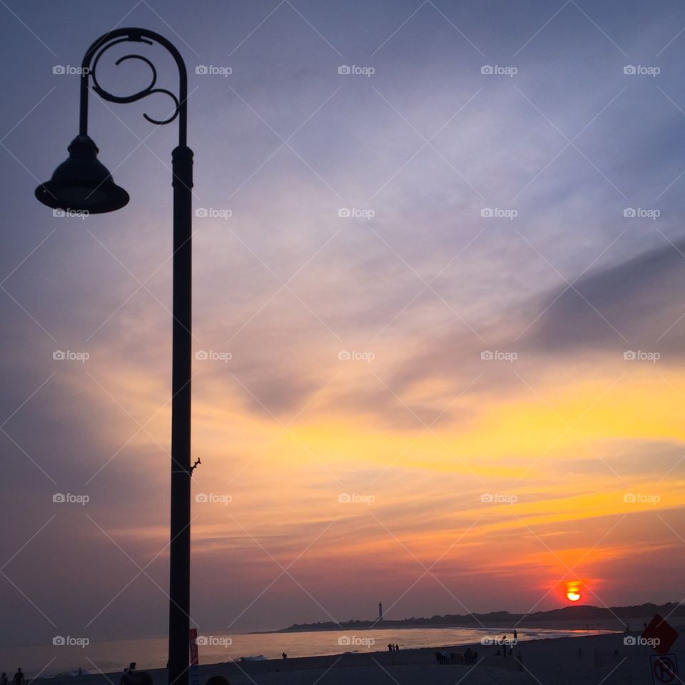 Sunset at the Cove in Cape May, New Jersey