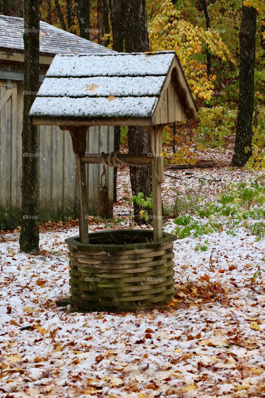 It's the end of October and already the snow has begun upstate in the Catskill Mountains, NY.