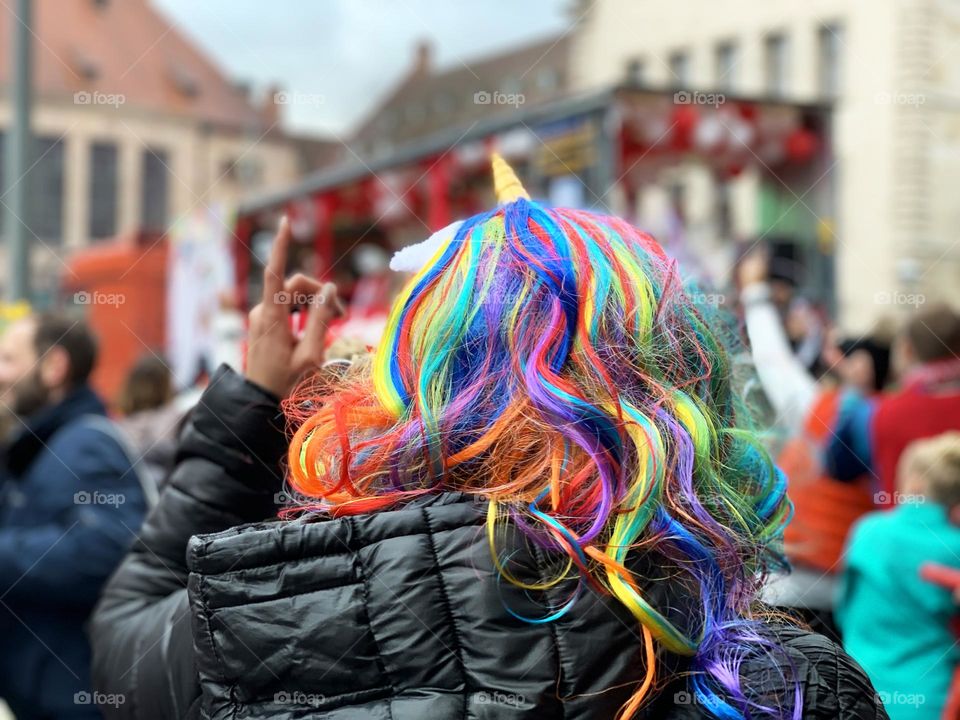 Colorful hair 