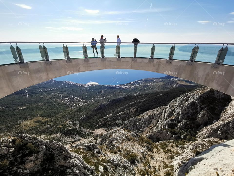 Croatia, Makarska. Amazing place and heartbreaking view from Biokovo Skywalk.