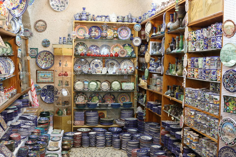 Market, Pottery, Souvenir, Sale, Stock