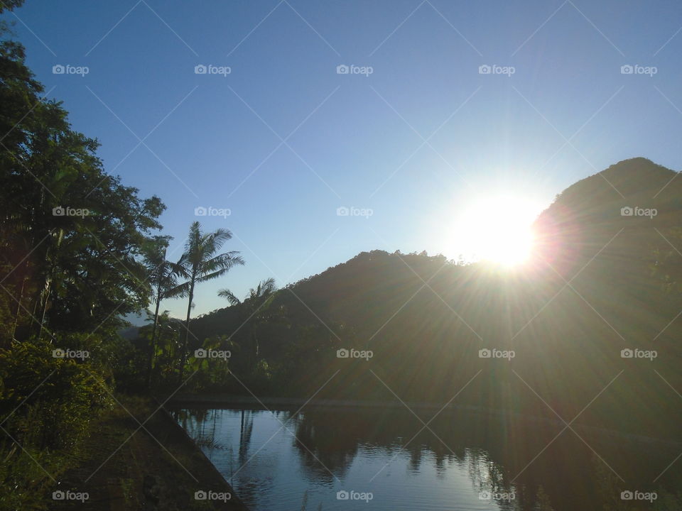 PRIRODA, IZLAZNO SUNCE, ČISTO NEBO, PREDELO.