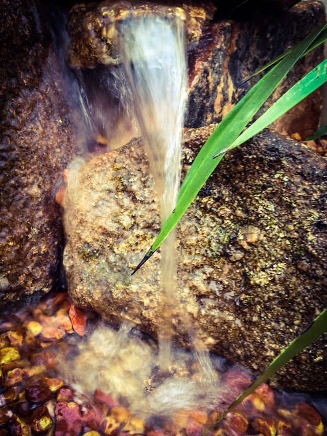 Garden waterfall