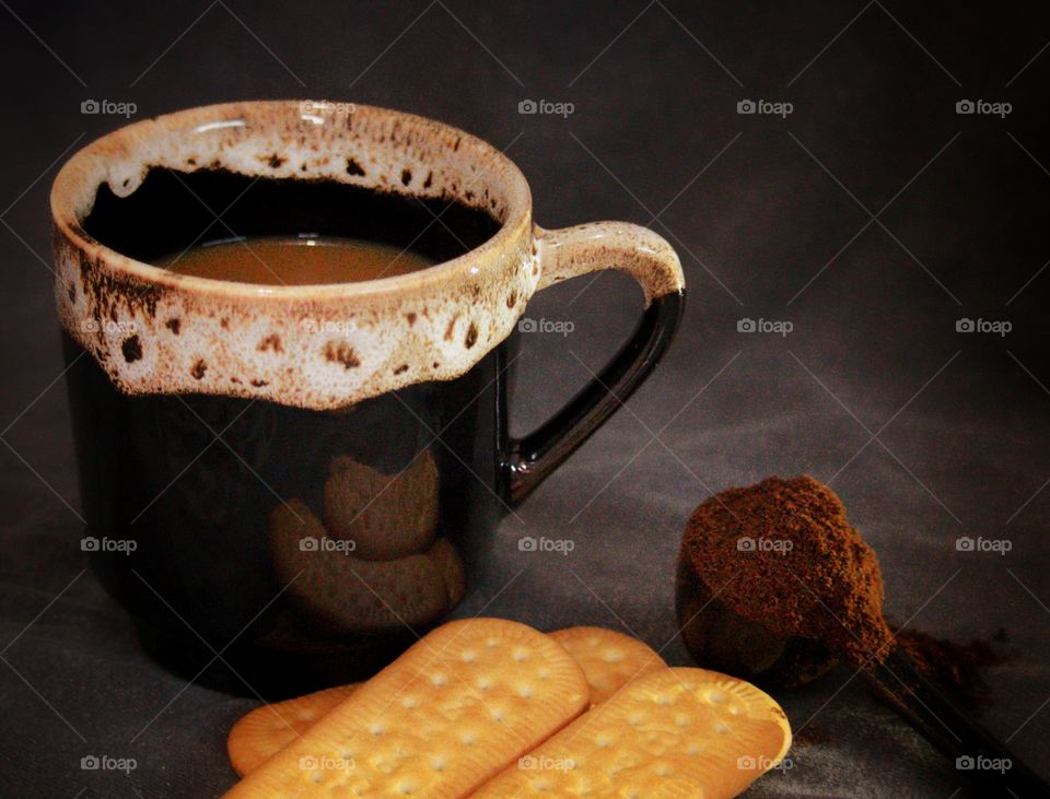 The coffee and cookie every day