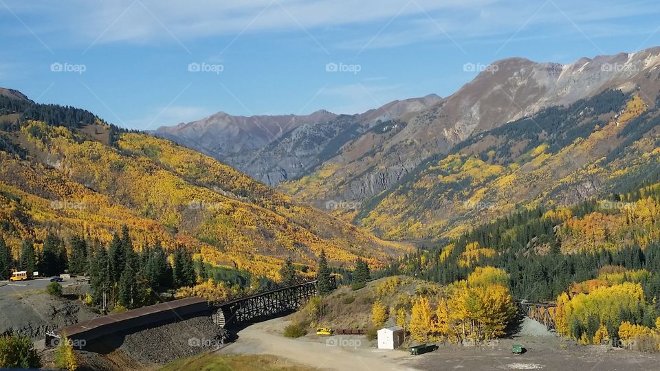 Mountain, Fall, Nature, Wood, Landscape