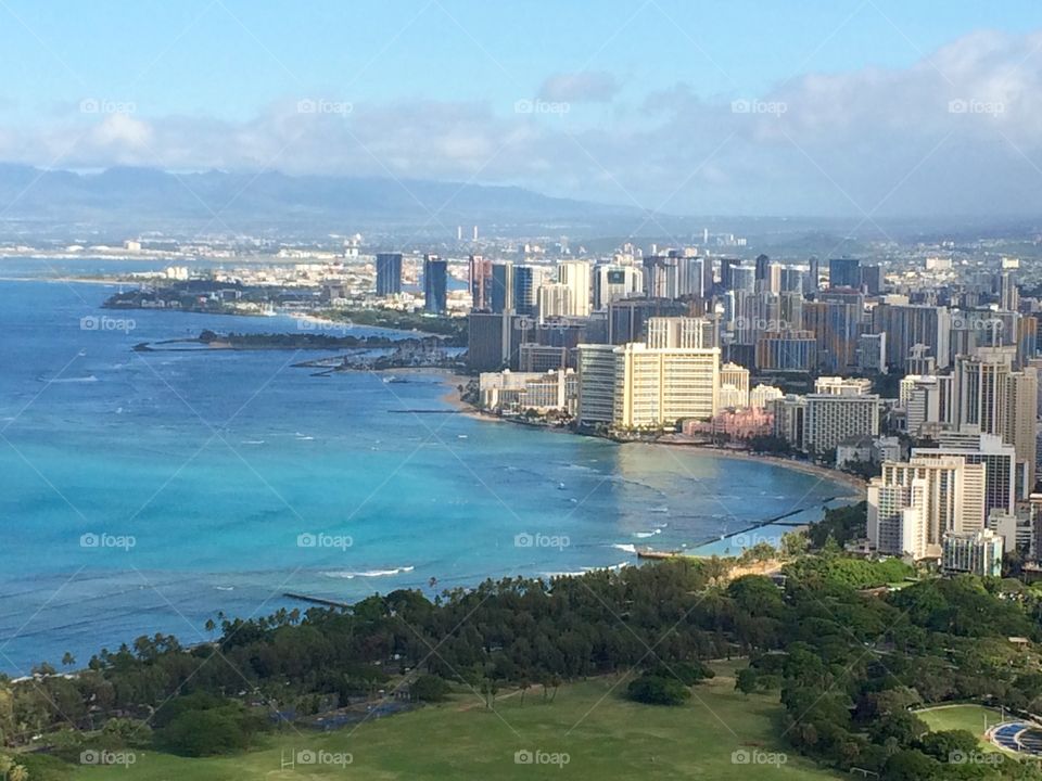 Panoramic view of Waikiki!!!
