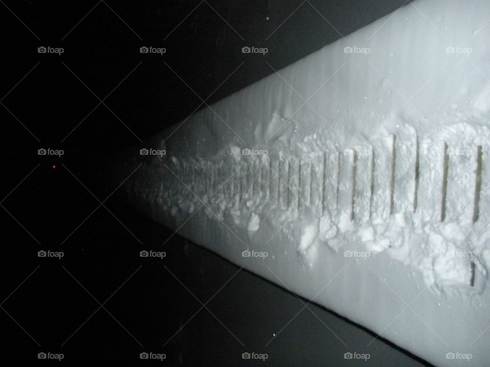 path through the snow