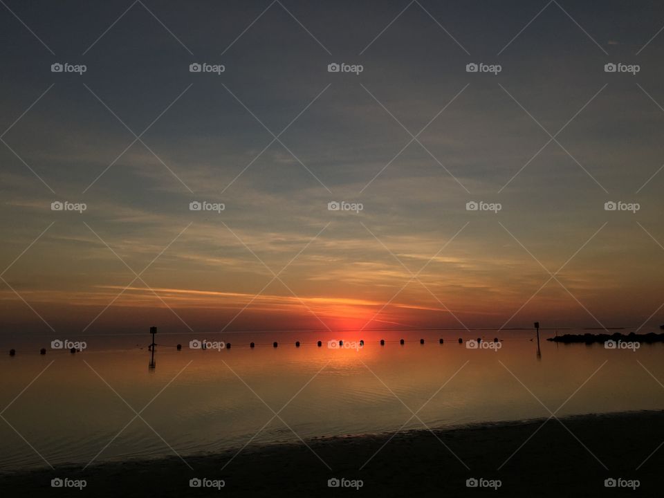 Sunset Over The Gulf