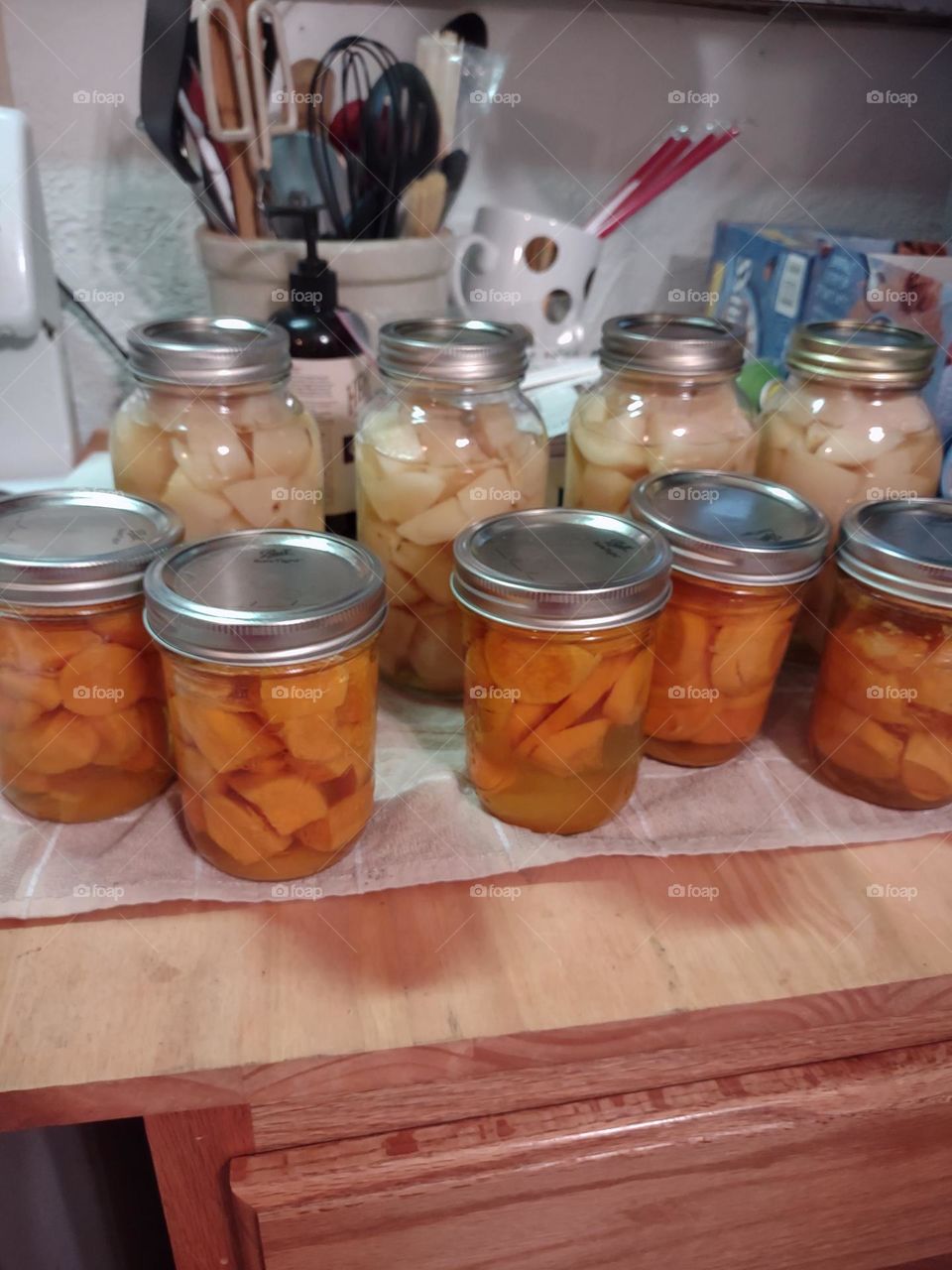 Canning taters