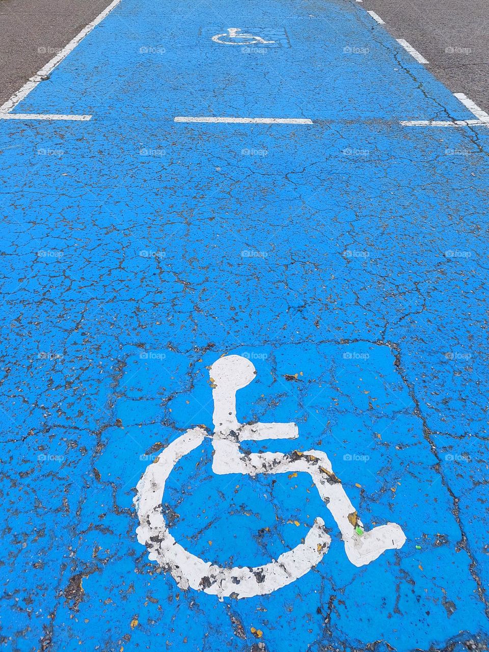 Disabled parking space